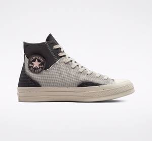 Zapatillas Altas Converse Chuck 70 Crafted Canvas Marrones | CV-104FUX