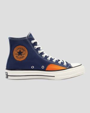 Zapatillas Altas Converse Chuck 70 Ripstop Azules | CV-069RDO