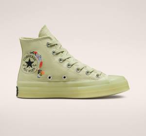 Zapatillas Altas Converse Chuck 70 We Are Stronger Together Verde Oliva Negras | CV-630KMN