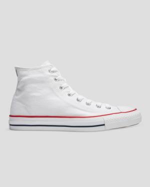 Zapatillas Altas Converse Chuck Taylor All Star Pro Canvas Blancas | CV-120RHP