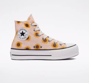 Zapatillas Altas Converse Chuck Taylor All Star Lift Platform Summer Spirit Rojas Blancas | CV-178ZLI