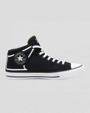 Zapatillas Altas Converse Chuck Taylor All Star High Street Dramatic Nights Negras | CV-341JOT