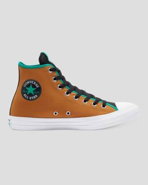 Zapatillas Altas Converse Chuck Taylor All Star Digital Terrain Marrones Verde | CV-420SWL