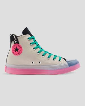 Zapatillas Altas Converse Chuck Taylor All Star CX Pull Tab Beige | CV-502VGH