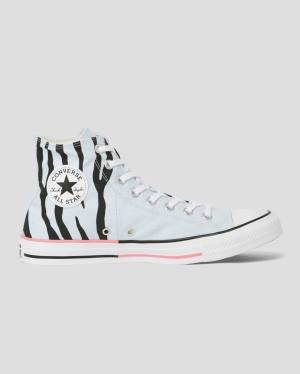 Zapatillas Altas Converse Chuck Taylor All Star Sun Blocked Icon Print Azules | CV-603MDJ