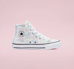 Zapatillas Altas Converse Chuck Taylor All Star Unicons Blancas Multicolor Blancas | CV-697PAX