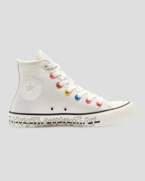 Zapatillas Altas Converse Chuck Taylor All Star My Story Beige | CV-908XHG