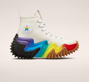 Zapatillas Altas Converse Run Star Motion Platform Pride Moradas | CV-651VDQ