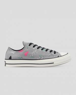 Zapatillas Bajas Converse Chuck 70 80s Archive Print Gris | CV-451CST