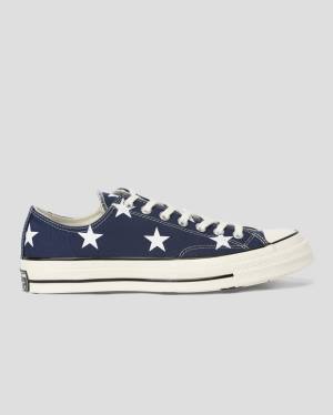 Zapatillas Bajas Converse Chuck 70 Archive Print Azules | CV-073ACT