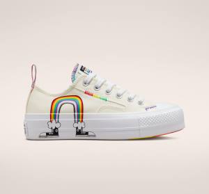 Zapatillas Bajas Converse Chuck Taylor All Star Lift Platform Pride Rojas | CV-213IWE