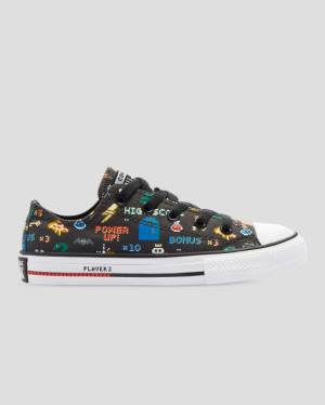 Zapatillas Bajas Converse Chuck Taylor All Star Gamer Print Negras | CV-605IEC