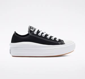 Zapatillas Bajas Converse Chuck Taylor All Star Move Platform Negras Blancas | CV-610LWU