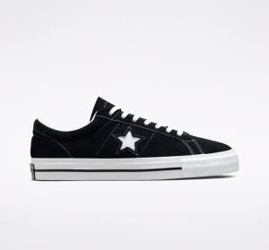 Zapatillas Bajas Converse One Star Negras Blancas | CV-215ZAJ