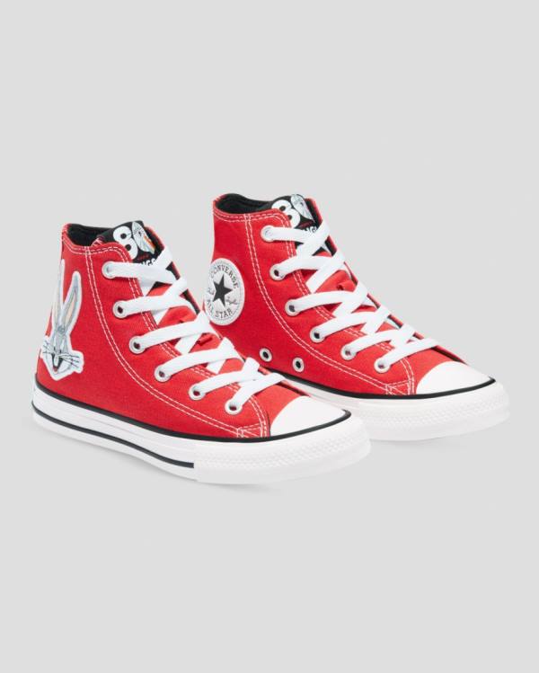 Zapatillas Altas Converse Bugs Bunny Chuck Taylor All Star Rojas | CV-381GBI