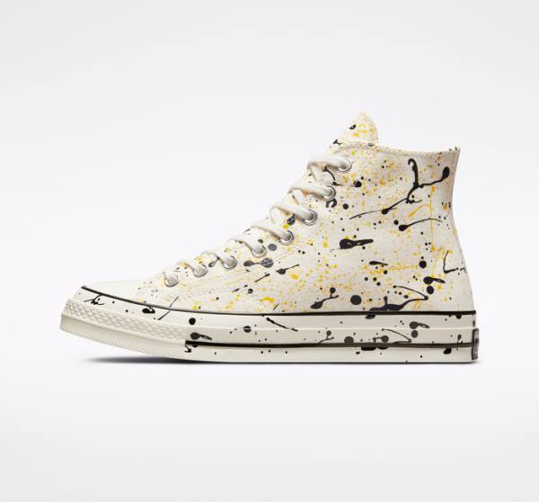 Zapatillas Altas Converse Chuck 70 Archive Paint Splatter Negras | CV-930PKB