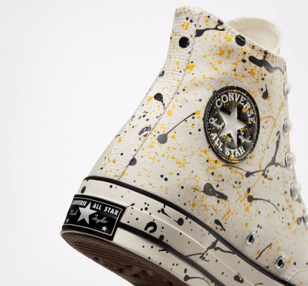 Zapatillas Altas Converse Chuck 70 Archive Paint Splatter Negras | CV-930PKB