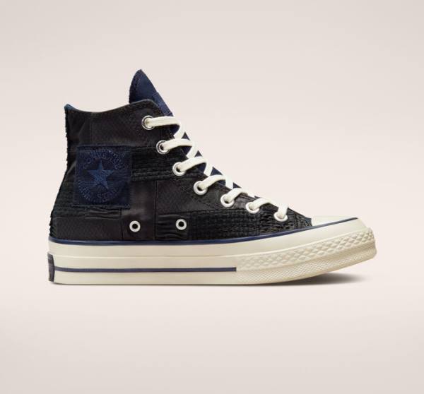 Zapatillas Altas Converse Chuck 70 It\'s Possible Negras Azul Marino | CV-175PIX