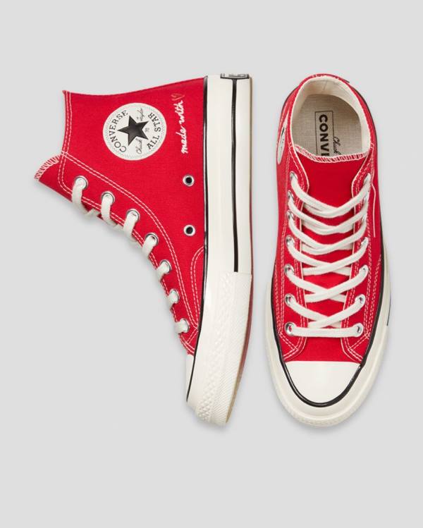 Zapatillas Altas Converse Chuck 70 Love Thread Rojas | CV-630JPN