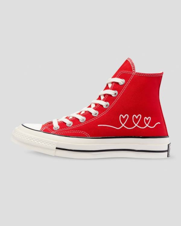 Zapatillas Altas Converse Chuck 70 Love Thread Rojas | CV-934NOJ