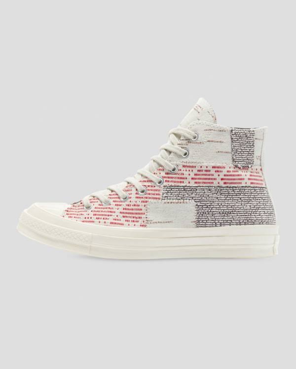 Zapatillas Altas Converse Chuck 70 Patchwork Rosas Gris | CV-974XIG