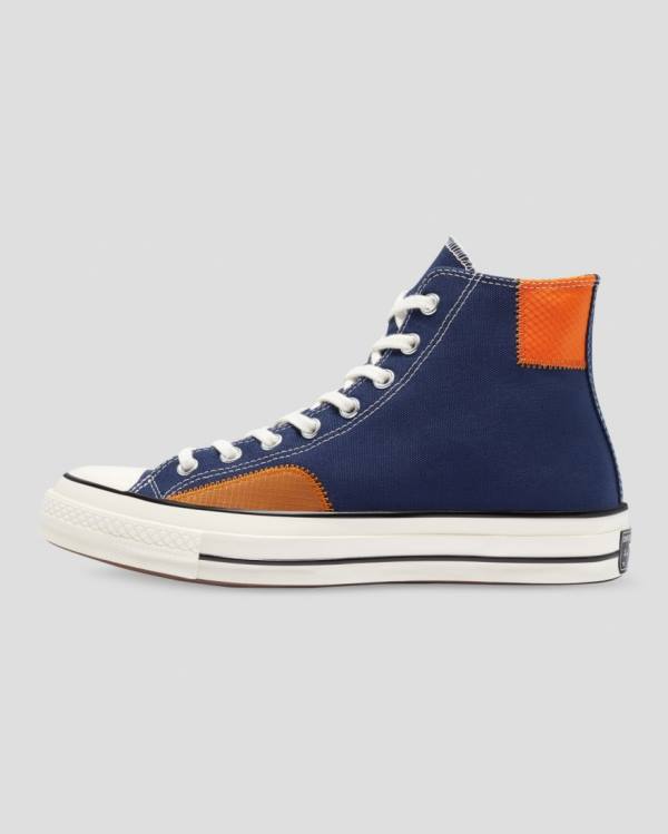 Zapatillas Altas Converse Chuck 70 Ripstop Azules | CV-416UAE