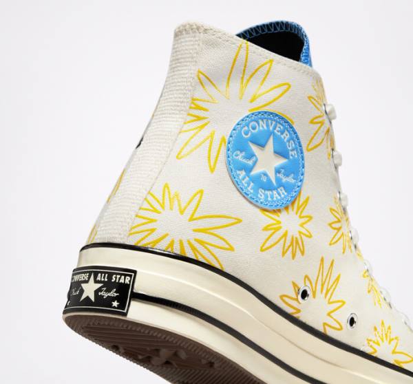 Zapatillas Altas Converse Chuck 70 Sunny Floral Azules | CV-591RKZ