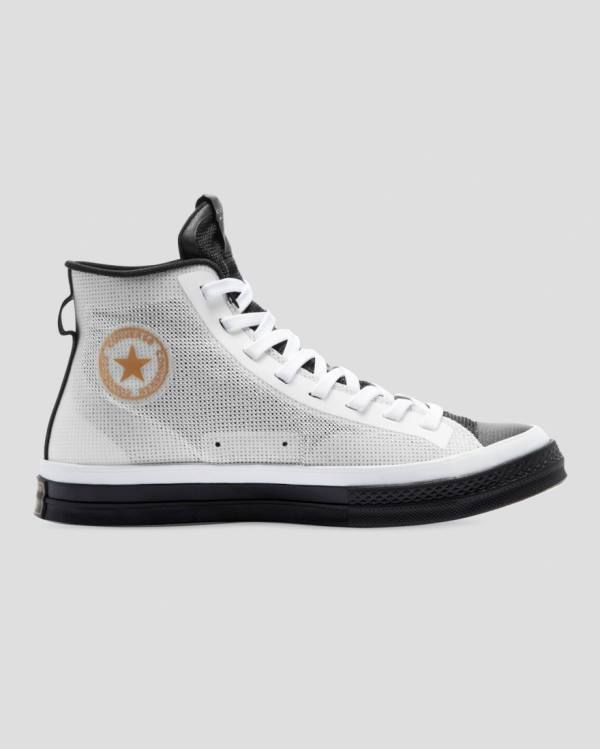 Zapatillas Altas Converse Chuck 70 Then & Now Negras Blancas | CV-860BUQ