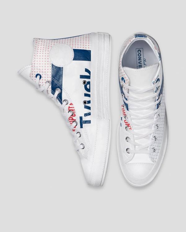 Zapatillas Altas Converse Chuck 70 Tyvek Blancas | CV-682ROG