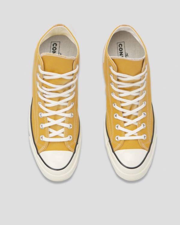 Zapatillas Altas Converse Chuck 70 Vintage Canvas Amarillo | CV-269AQD