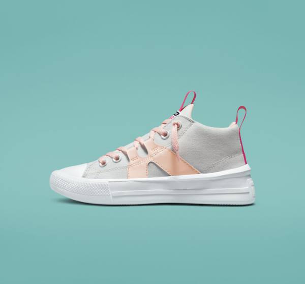 Zapatillas Altas Converse Chuck Taylor All Star Ultra Easy-On Mid Rosas Rosas | CV-150SZA