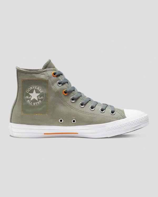 Zapatillas Altas Converse Chuck Taylor All Star Flight School Verde | CV-160BCX