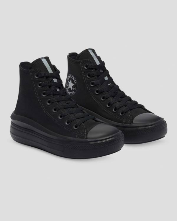 Zapatillas Altas Converse Chuck Taylor All Star Move Festival Platform Negras | CV-176WXB