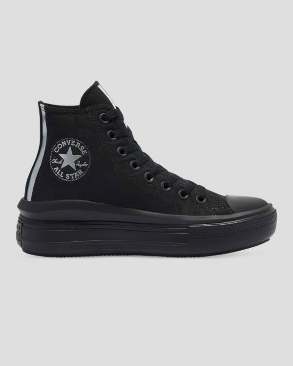 Zapatillas Altas Converse Chuck Taylor All Star Move Festival Platform Negras | CV-176WXB