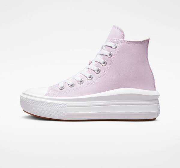 Zapatillas Altas Converse Chuck Taylor All Star Move Platform Seasonal Color Blancas Blancas | CV-192GMA