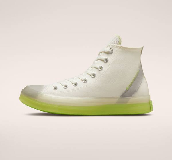 Zapatillas Altas Converse Chuck Taylor All Star CX Crafted Stripes Verde Claro | CV-214BWN