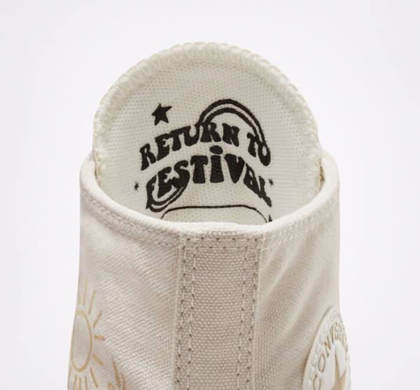 Zapatillas Altas Converse Chuck Taylor All Star Lift Platform Golden Elements Marrones Doradas Claro | CV-241ARE