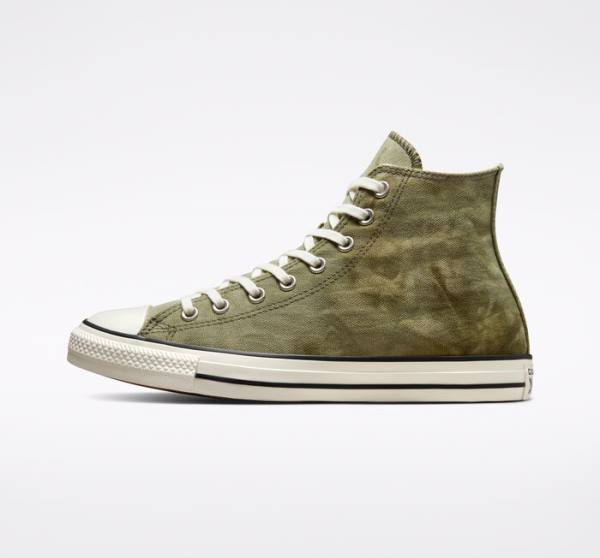 Zapatillas Altas Converse Chuck Taylor All Star Washed Canvas Verde Menta | CV-275MOI