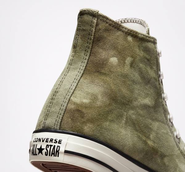 Zapatillas Altas Converse Chuck Taylor All Star Washed Canvas Verde Menta | CV-275MOI