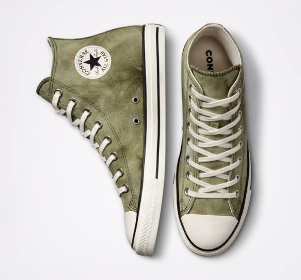 Zapatillas Altas Converse Chuck Taylor All Star Washed Canvas Verde Menta | CV-275MOI