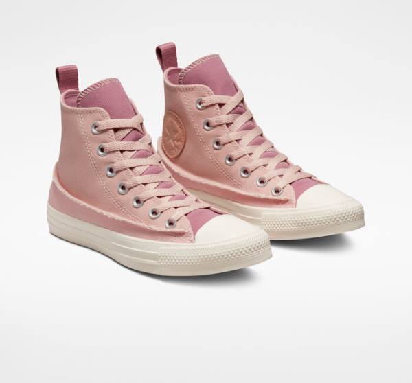 Zapatillas Altas Converse Chuck Taylor All Star Crafted Canvas Rosas Rosas Rosas | CV-326GHK