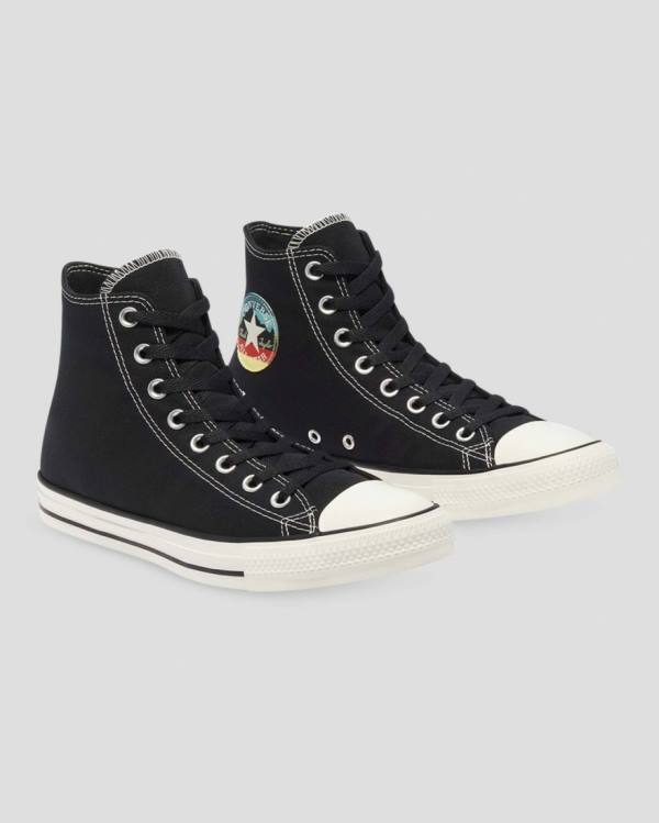 Zapatillas Altas Converse Chuck Taylor All Star National Parks Patch Negras | CV-345VAS