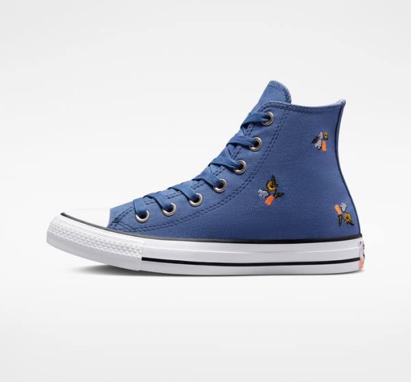 Zapatillas Altas Converse Chuck Taylor All Star We Are Stronger Together Azules Indigo | CV-387VES