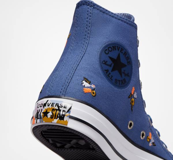 Zapatillas Altas Converse Chuck Taylor All Star We Are Stronger Together Azules Indigo | CV-387VES