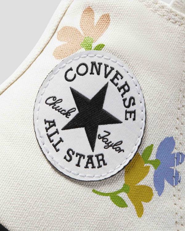 Zapatillas Altas Converse Chuck Taylor All Star Garden Party Beige | CV-461RXQ