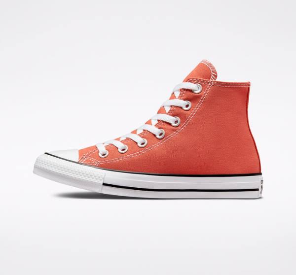 Zapatillas Altas Converse Chuck Taylor All Star Seasonal Color Naranjas | CV-543KCH