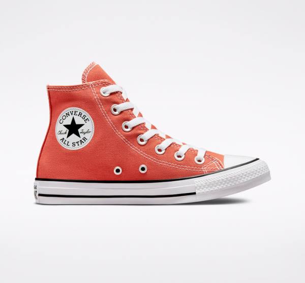 Zapatillas Altas Converse Chuck Taylor All Star Seasonal Color Naranjas | CV-543KCH