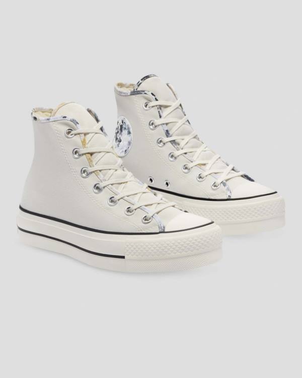 Zapatillas Altas Converse Chuck Taylor All Star Lift Festival Beige | CV-754MDE