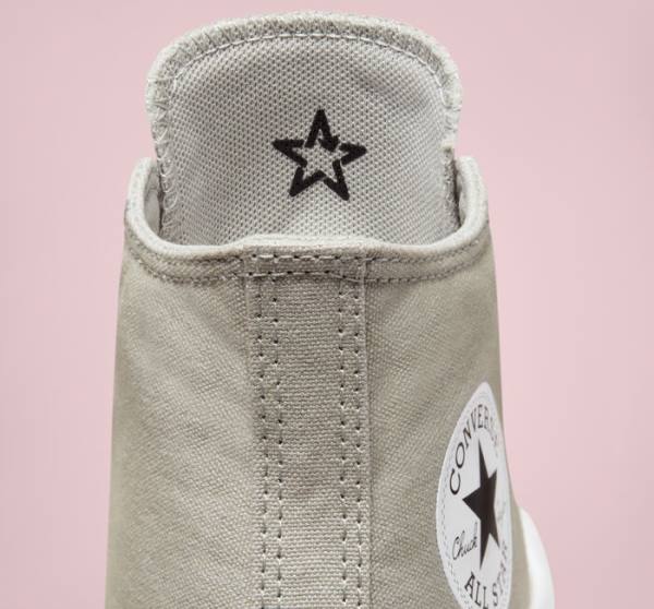 Zapatillas Altas Converse Chuck Taylor All Star Move Platform Seasonal Color Verde Oliva Blancas Blancas | CV-960AZL