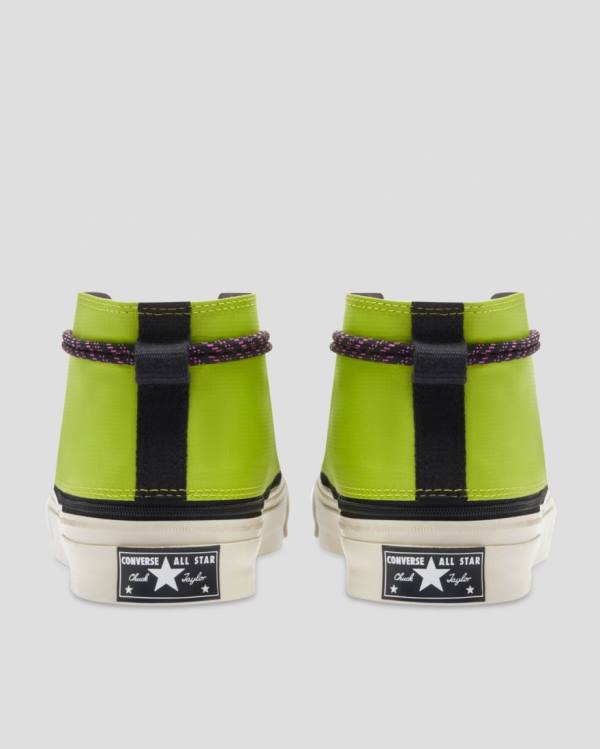 Zapatillas Altas Converse Deck Star Zip Pale Putty Verde | CV-601IJX